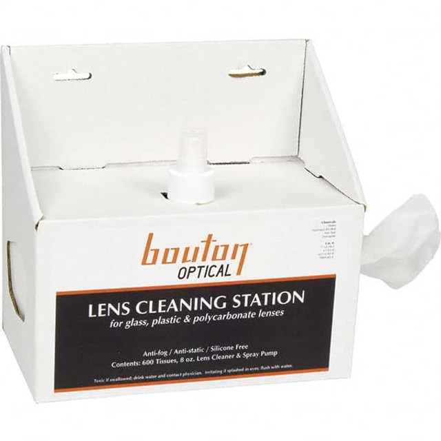 Bouton. 252-LCS08 Portable Disposable Non-Silicone Anti-Fog Anti-Static Lens Cleaning Station