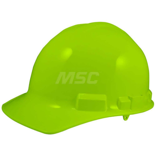 General Electric GH327RNH Hard Hat: Impact Resistant & Construction, Front Brim, Type 1, Class E & G, 4-Point Suspension