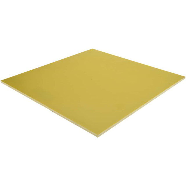 MSC GEBX.1871212N Plastic Sheet: Epoxyglass Laminate (G11/FR5), 3/16" Thick, 12" Long, Mustard Yellow