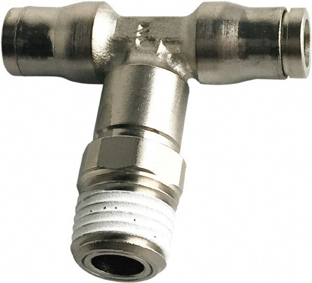 Legris 3608 60 14 96 Push-To-Connect Tube to Male & Tube to Male NPT Tube Fitting: 1/4" Thread, 3/8" OD