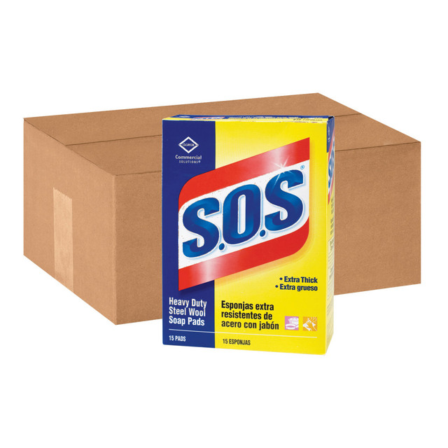 THE CLOROX COMPANY S O S 88320 S.O.S. Soap Pads, Box Of 15