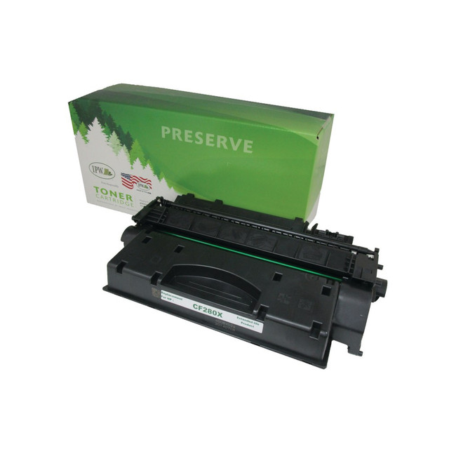 IMAGE PROJECTIONS WEST, INC. IPW Preserve 677-80E-ODP  Remanufactured Black High Yield Toner Cartridge Replacement For HP 80X, CF280X, 677-80E-ODP