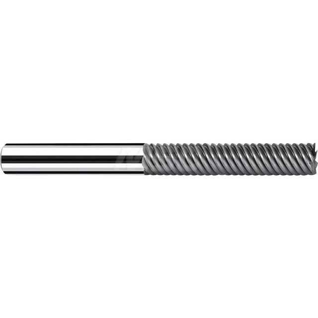 Fraisa P8521501 Square End Mill: 0.4724'' Dia, 2.4803'' LOC, 0.4724'' Shank Dia, 4.6063'' OAL, 3 Flutes, Solid Carbide