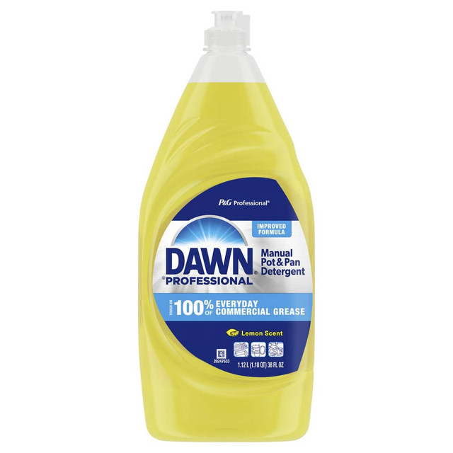 Dawn Professional PGC45113EA Dish Detergent; Form: Liquid ; Container Type: Bottle ; Container Size (oz.): 38.00 ; Scent: Lemon ; For Use With: Manual Pot & Pan Dish Detergent ; UNSPSC Code: 0047131810