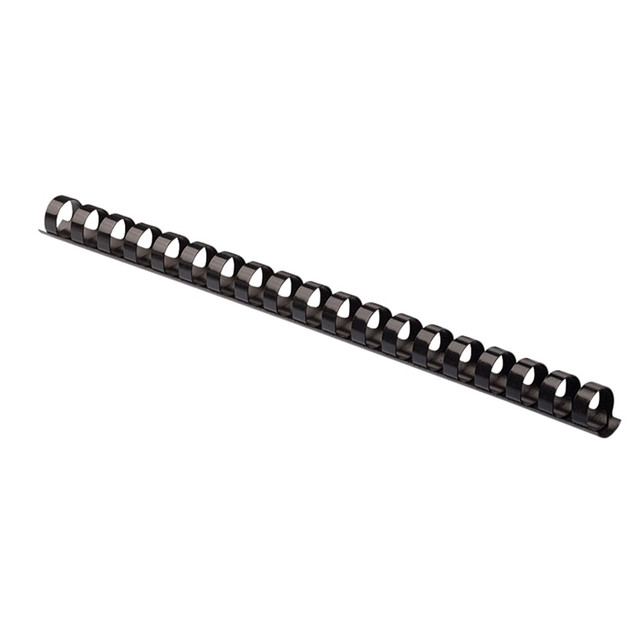 FELLOWES INC. 52327 Fellowes Letter-Size Plastic Comb Bindings, 5/8in, 120-Sheet Capacity, Black, Box Of 100 FELLOWES INC. 52327 Fellowes Letter-Size Plastic Comb Bindings, 5/8in, 120-Sheet Capacity, Black, Box Of 100