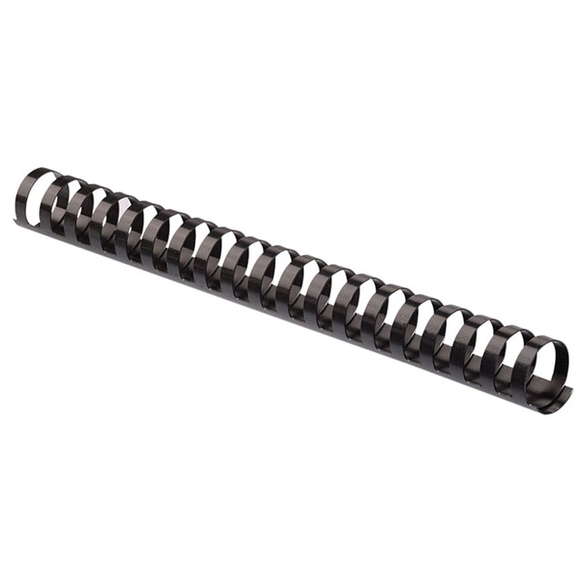 FELLOWES INC. 52367 Fellowes Letter-Size Plastic Comb Bindings, 3/4in, 120-Sheet Capacity, Black, Box Of 100 FELLOWES INC. 52367 Fellowes Letter-Size Plastic Comb Bindings, 3/4in, 120-Sheet Capacity, Black, Box Of 100