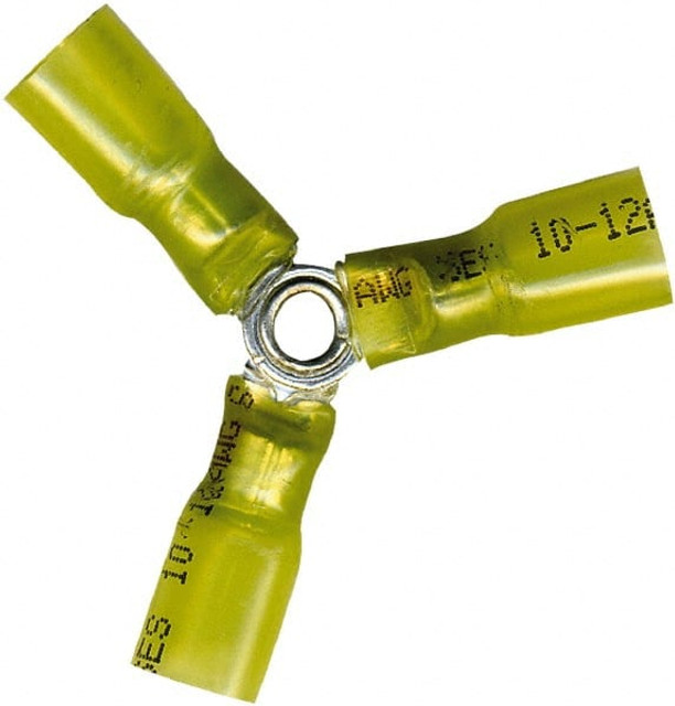 Value Collection BOW-23856 Butt Splice Terminal: Fully Insulated Heat Shrink & Polyolefin, Crimp-On Connection