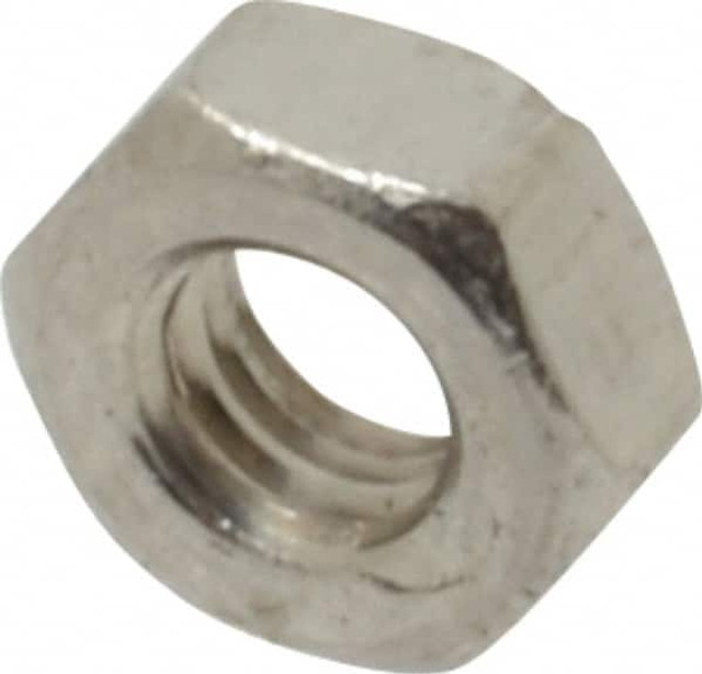 Value Collection HN4XX00350-200B Hex Nut: M3.5 x 0.60, Grade 316 & Austenitic Grade A4 Stainless Steel, Uncoated