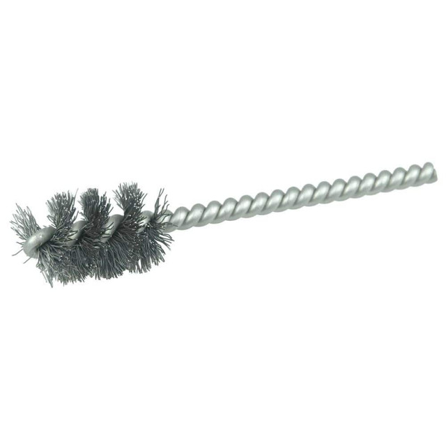 Weiler 21084 Power Tube Brush: Helical, Stainless Steel