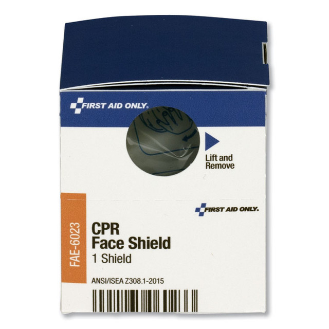 FIRST AID ONLY, INC. FAE6023 SmartCompliance CPR Face Shield and Breathing Barrier, Plastic, One Size Fits All