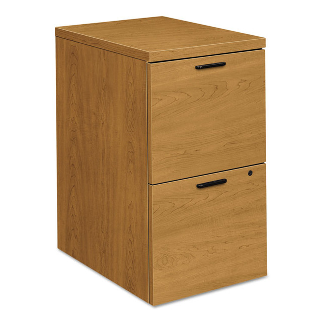 HON COMPANY 105104CC 10500 Series Mobile Pedestal File, Left or Right, 2 Legal/Letter-Size File Drawers, Harvest, 15.75" x 22.75" x 28"