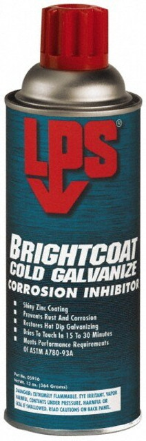 LPS 05916 Zinc Cold Galvanizing Compound: 13 oz Aerosol Can