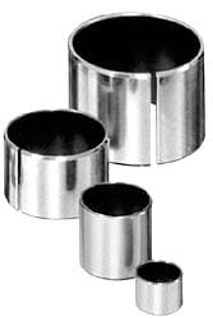 Bunting Bearing 08BU10 Sleeve Bearing: 1/2" ID, 19/32" OD, 5/8" OAL, Steel