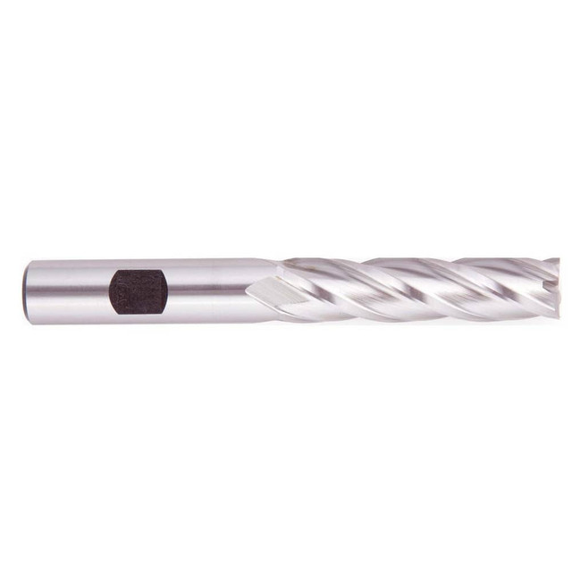 Regal Cutting Tools 050294AM Square End Mill: 3/16'' Dia, 1-1/8'' LOC, 3/8'' Shank Dia, 3'' OAL, 4 Flutes, High Speed Steel