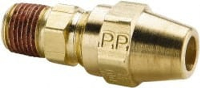 Parker VS68AB-12-12 Compression Tube Connector: 3/4-14" Thread, Compression x MNPT