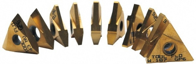 Tool-Flo L0909400N4C Grooving Insert: TNMC32 GP50, Solid Carbide