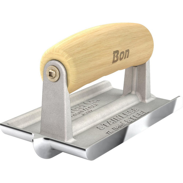 Bon Tool 89-302 Trowels; Trowel Type: Hand Groover ; Blade Type: U-Notch ; Blade Material: Stainless Steel ; Handle Material: Wood