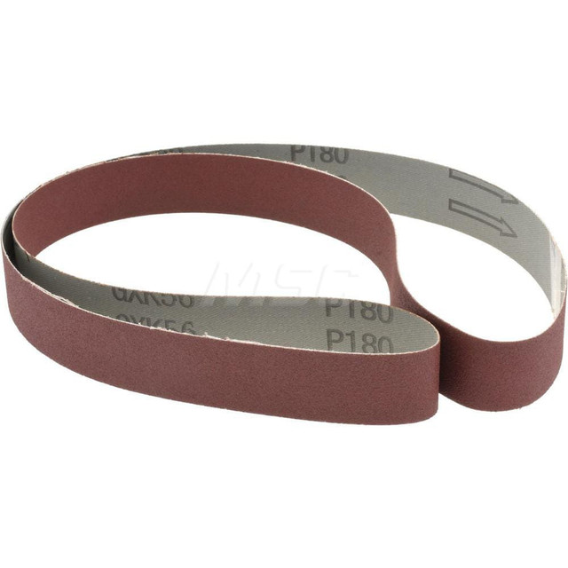 Tru-Maxx 7118 Abrasive Belt: 1" Wide, 42" Long, 180 Grit, Aluminum Oxide