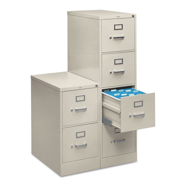 HON COMPANY 514CPQ 510 Series Vertical File, 4 Legal-Size File Drawers, Light Gray, 18.25" x 25" x 52"