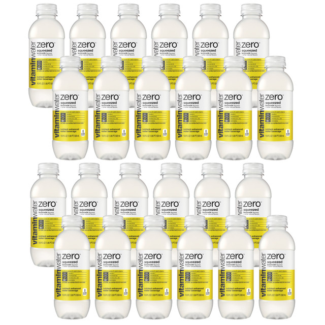 COCA COLA ENTERPRISES INC VWZSQUEEZED16.924PK glaceau vitaminwaterzero Squeezed, 16.9 Oz, Pack Of 24 COCA COLA ENTERPRISES INC VWZSQUEEZED16.924PK glaceau vitaminwaterzero Squeezed, 16.9 Oz, Pack Of 24