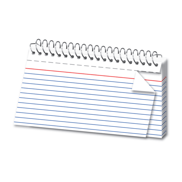 OFFICE DEPOT OD40282 Brand Spiral Ruled Index Cards, 3in x 5in, White, Pack Of 50 OFFICE DEPOT OD40282 Brand Spiral Ruled Index Cards, 3in x 5in, White, Pack Of 50