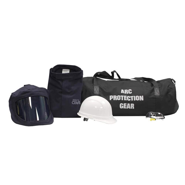 Chicago Protective Apparel AG20-CV-2XL-NG Arc Flash Clothing Kits; Protection Type: Arc Flash ; Garment Type: Coveralls; Hoods ; Maximum Arc Flash Protection (cal/Sq. cm): 20.00 ; Size: 2X-Large ; Glove Type: Not Included ; Head or Face Protection Ty