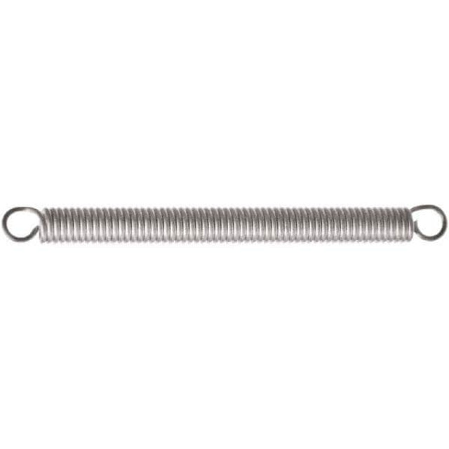 Associated Spring Raymond T42120 Extension Spring: 17 mm OD, 74 mm Extended Length