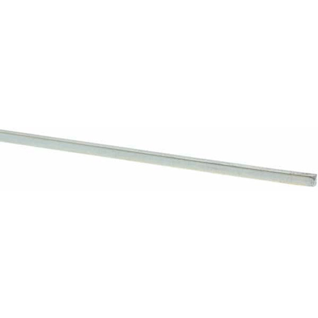 Value Collection KP25951 Undersized Key Stock: 3/16" High, 3/16" Wide, 36" Long, Cold Drawn Steel, Zinc-Plated