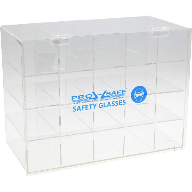 PRO-SAFE MSCASG20D 20 Pair Cabinet with Individual Compartments, Safety Glasses Dispenser