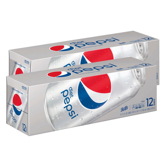 PEPSI COLA BOTTLING CO 83775 Diet Pepsi, 12 Oz Per Can, Case Of 24 Cans