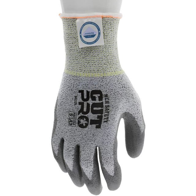 MCR Safety 9672M Cut-Resistant Gloves: Size M, ANSI Cut 2, Polyurethane, Dyneema