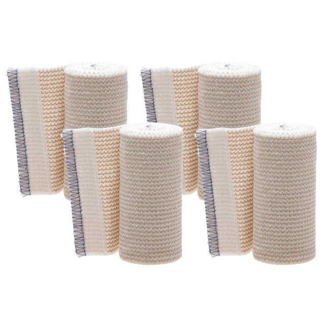 MEDLINE INDUSTRIES, INC. MDS087106LF Medline Non-Sterile Matrix Elastic Bandages, 6in x 5 Yd., White/Beige, 4 Bandages Per Box, Case Of 5 Boxes MEDLINE INDUSTRIES, INC. MDS087106LF Medline Non-Sterile Matrix Elastic Bandages, 6in x 5 Yd., White/Beige, 4 Bandages Per Box, Case Of 5 Boxes