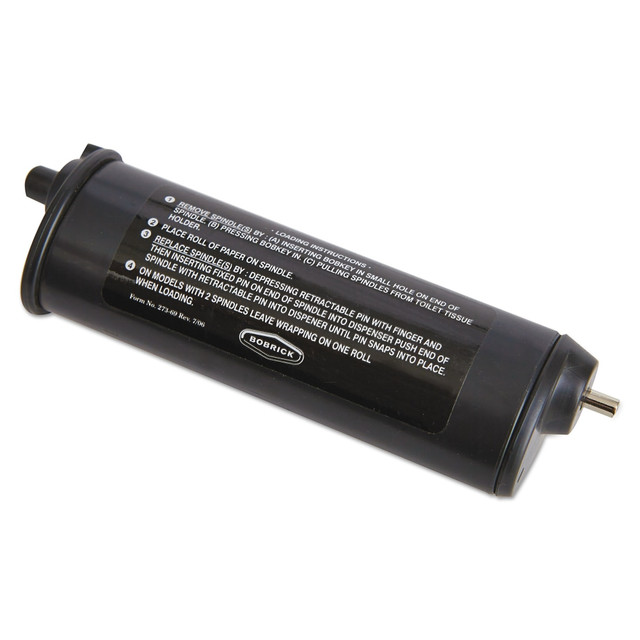 BOBRICK WASHROOM EQUIPMENT, INC. B-273-103 Bobrick Theft-Resistant Spindle For ClassicSeries Toilet Tissue Dispensers, Black