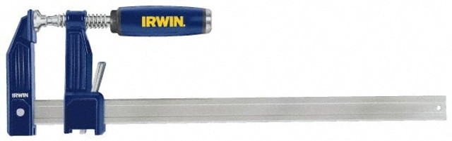 Irwin 223124 Bar Clamp: 24" Capacity, 3-1/8" Throat Depth, 1,000 lb Clamp Pressure, 24" OAL