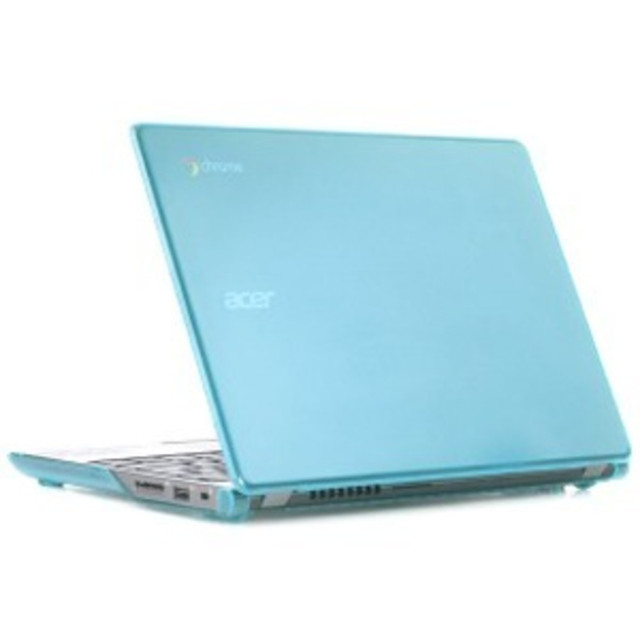 IPEARL INC MCOVERAC720LAQU iPearl mCover Chromebook Case - For Chromebook - Aqua - Shatter Proof - Polycarbonate