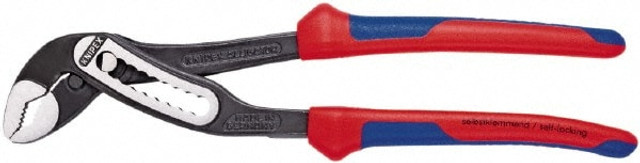 Knipex 88 02 180 SBA Tongue & Groove Plier: 1-1/2" Cutting Capacity, Serrated Jaw