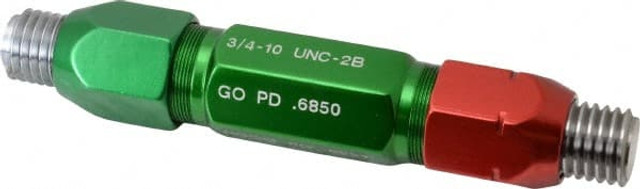 GF Gage V0750102BS Plug Thread Gage: 3/4-10 Thread, 2B Class, Double End, Go & No Go