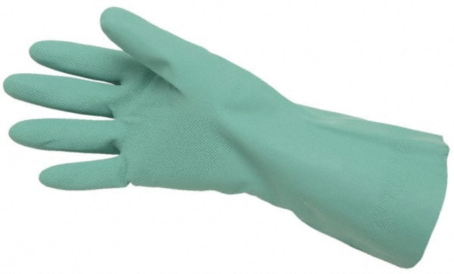 MCR Safety 5319 Chemical Resistant Gloves: Large, 15 mil Thick, Nitrile, Supported