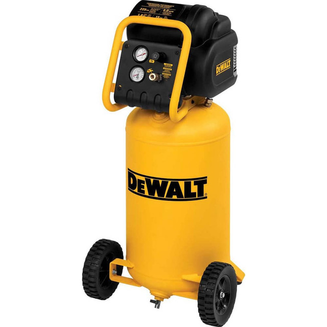 DeWALT D55168 1.6 Running HP, 5.4 CFM at 90 psi Vertical Port Electric Compressor