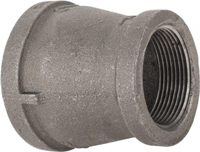 B&K Mueller 521-387HC Black Reducing Coupling: 2 x 1-1/2", Threaded