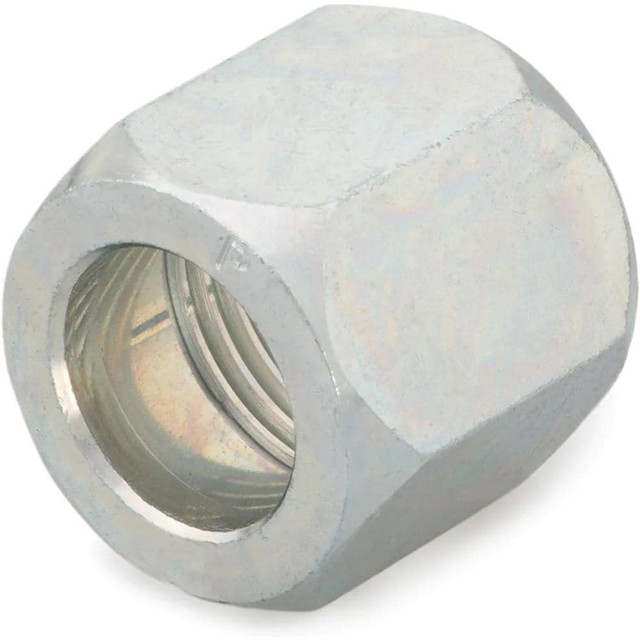 Parker KP17520 Steel Flared Tube Nut: 1" Tube OD, 1-5/16 -12 Thread, 37 ° Flared Angle