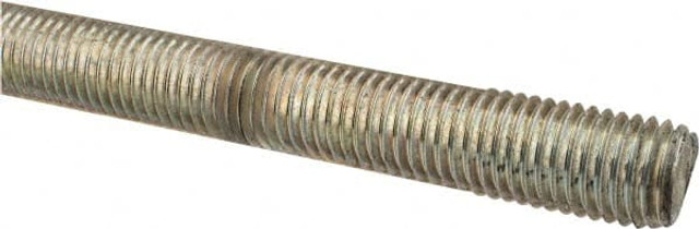 MSC 03142 Threaded Rod: 3/4-10, 2' Long, Low Carbon Steel