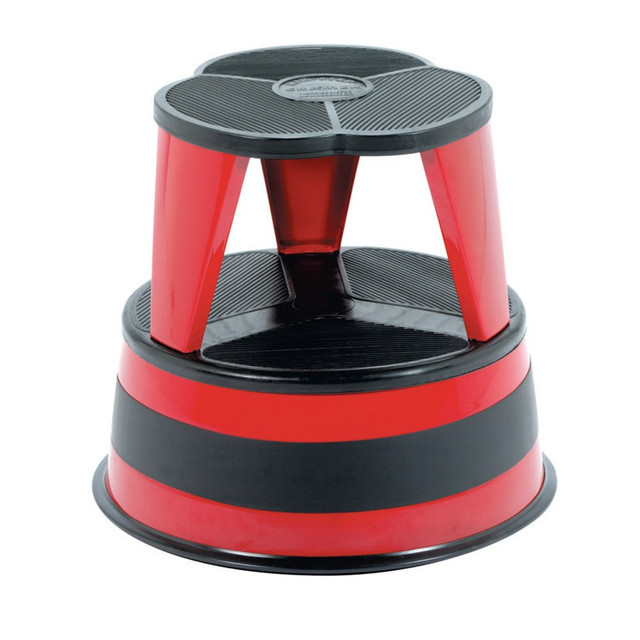 CRAMER INC 100143 Cramer Kik-Step Steel 1-Step Rolling Step Stool, 350 Lb Capacity, 14in x 15 5/8in, Red CRAMER INC 100143 Cramer Kik-Step Steel 1-Step Rolling Step Stool, 350 Lb Capacity, 14in x 15 5/8in, Red