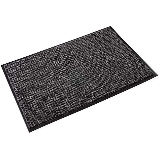 Crown Matting OE 0023GY Entrance Mat: 3' Long, 2' Wide, 3/8" Thick, Olefin Surface