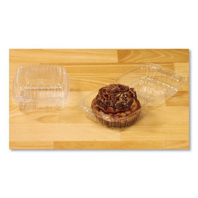 HFA INC 6051D Handi-Lock Single Compartment Food Container, 16 oz, 5.63 x 3.25, Clear, Plastic, 500/Carton