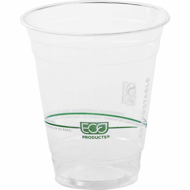 ECO-PRODUCTS, INC. EPCC12GSACT Eco-Products GreenStripe PLA Compostable Cold Cups, 12 Oz, Carton Of 1000 ECO-PRODUCTS, INC. EPCC12GSACT Eco-Products GreenStripe PLA Compostable Cold Cups, 12 Oz, Carton Of 1000