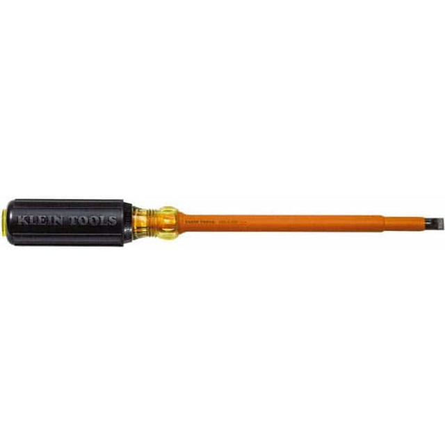 Klein Tools 602-8-INS Slotted Screwdriver: 3/8" Width, 13-3/8" OAL, 8" Blade Length