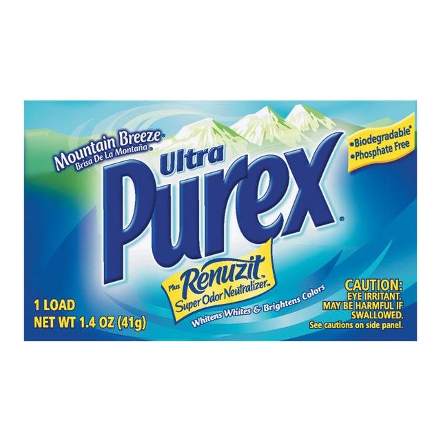 THE DIAL CORPORATION 10245 Purex Ultra Laundry Detergent Vending Packs, Mountain Breeze Scent, 1.4 Oz Box, Case Of 156 THE DIAL CORPORATION 10245 Purex Ultra Laundry Detergent Vending Packs, Mountain Breeze Scent, 1.4 Oz Box, Case Of 156