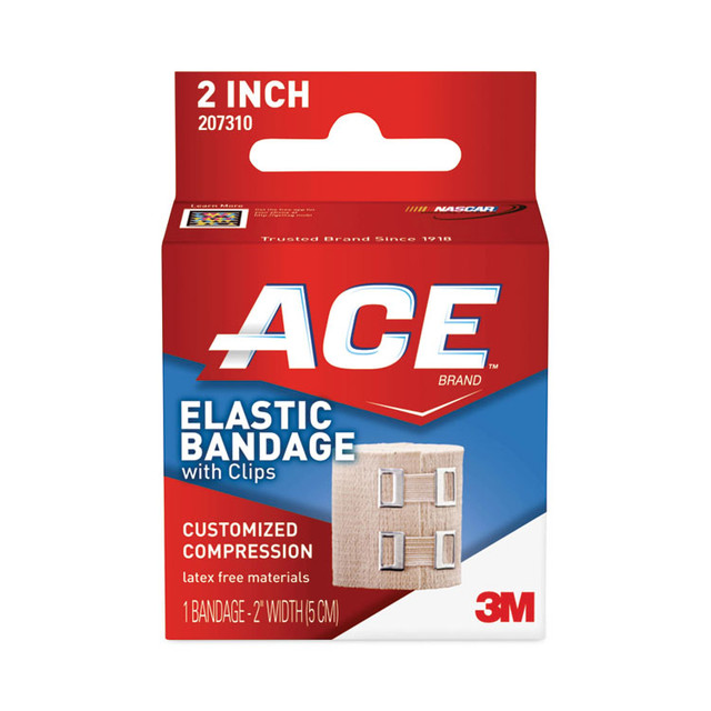 3M/COMMERCIAL TAPE DIV. ACE™ 207310 Elastic Bandage with E-Z Clips, 2 x 50