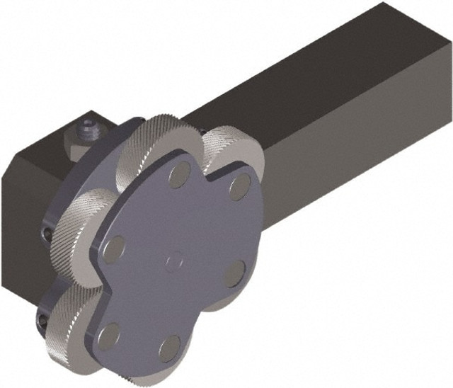 MSC BOT6-12-K Neutral Cut, Straight & Diamond, 3/4" Wide x 3/4" High x 3" Long Square Shank, Revolving-Head Bump Knurlers